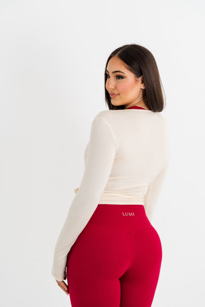 LULU WRAP TOP